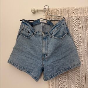 Abercrombie & Fitch Light Blue Jean Shorts